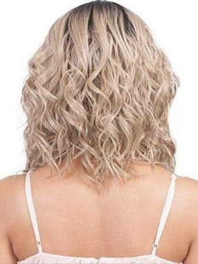 Bobbi Boss Blonde Wavy Bob Synthetic Wig